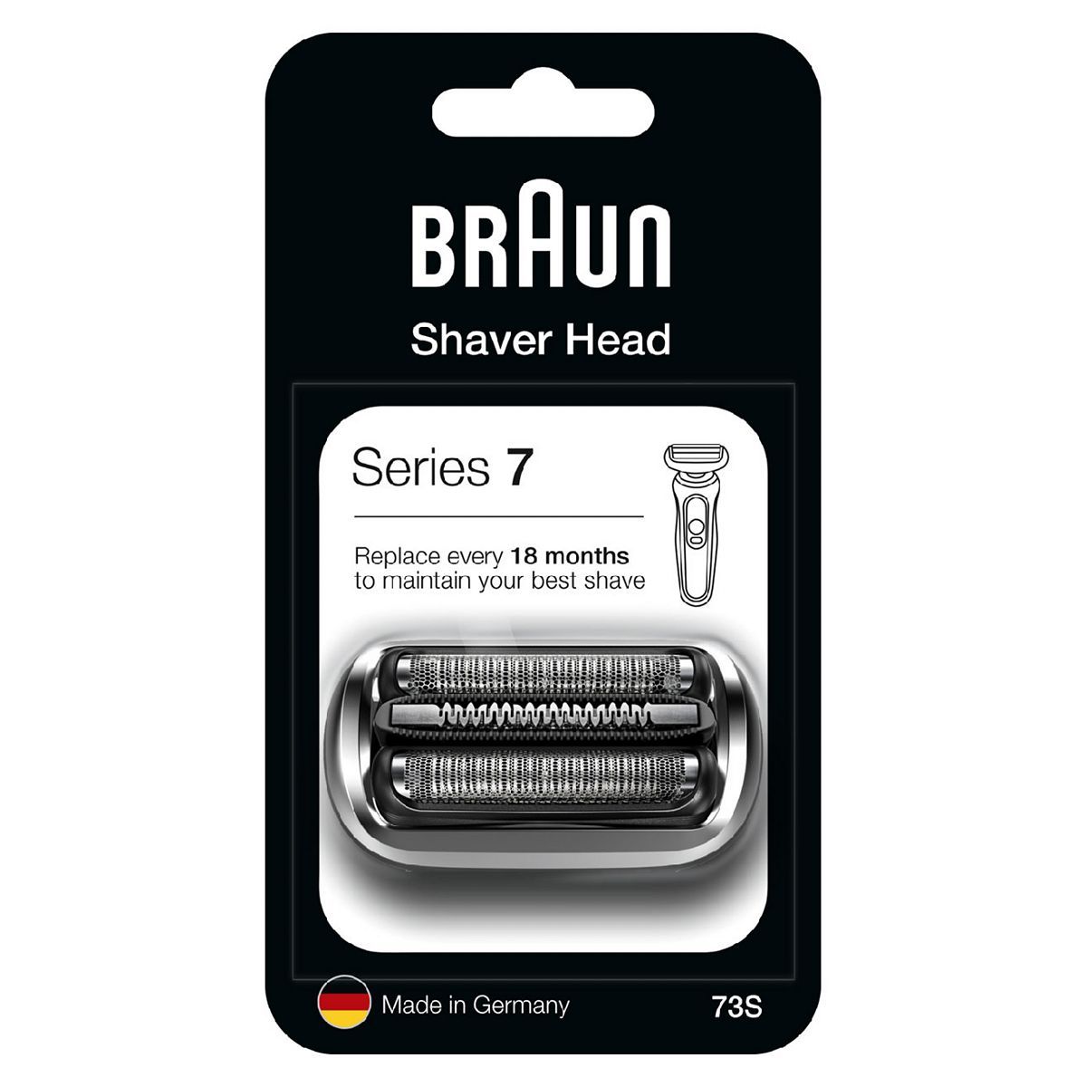 Braun Series 7 Electric Shaver Head Replacement - Silver 73S