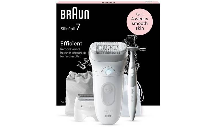 Braun Silk-epil 7 SE7-241 Wet & Dry Use Cordless Epilator