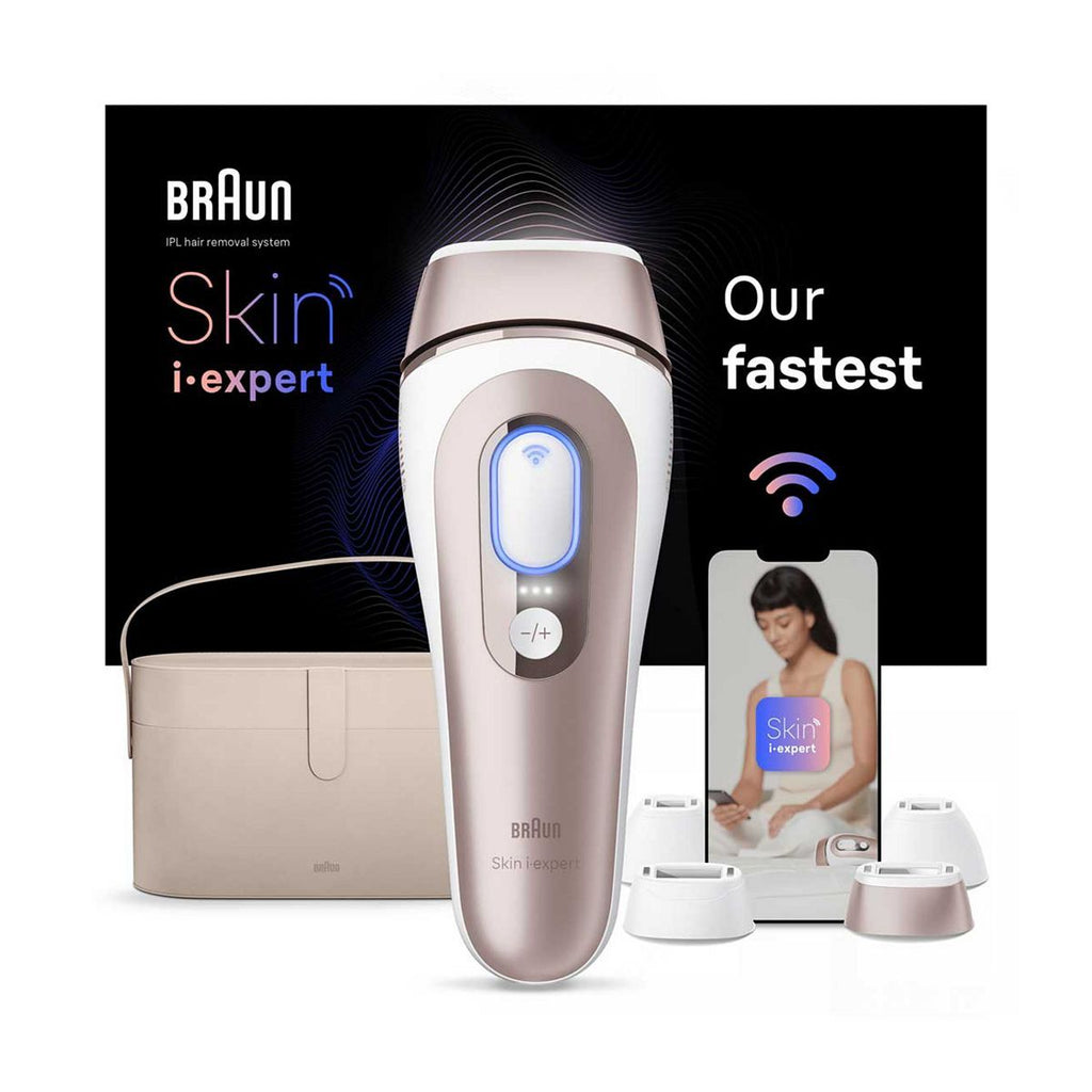 Braun Skin i·expert, smart IPL Hair Removal System with connected app & 4 attachment caps - PL7387