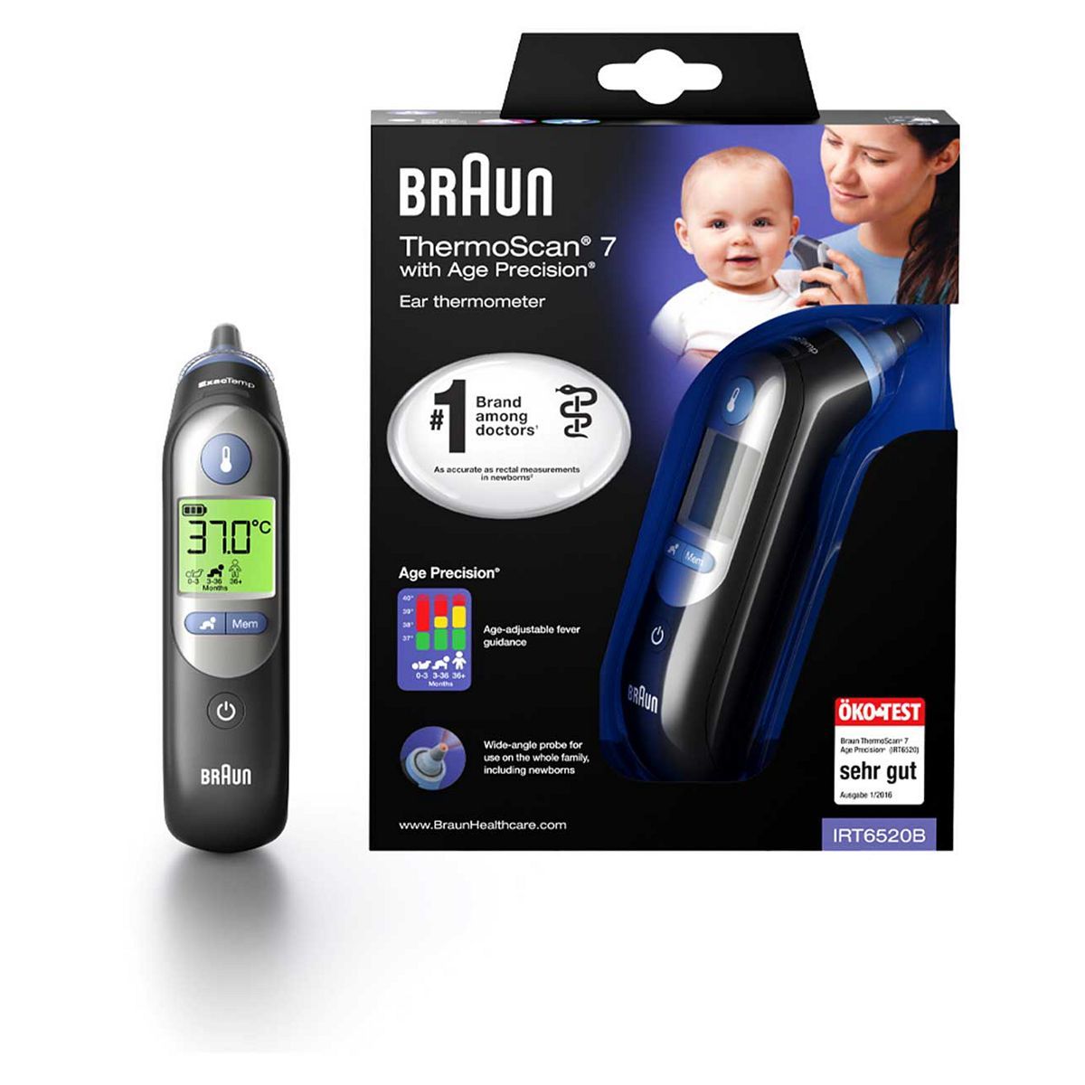 Braun ThermoScan&amp;reg; 7 Ear thermometer IRT6520