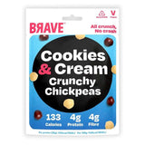 BRAVE Roasted Chickpeas Cookies &amp;amp; Cream   30g