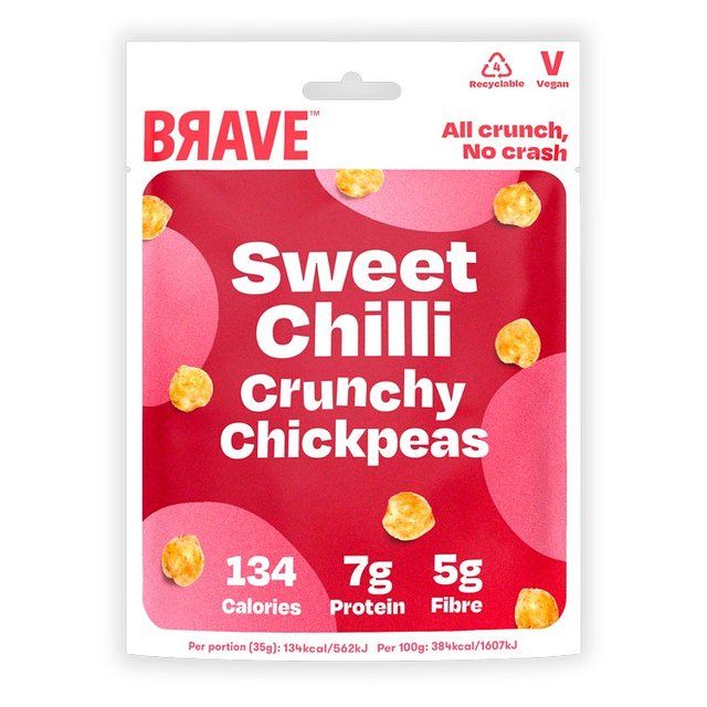 BRAVE Roasted Chickpeas Sweet Chilli   35g