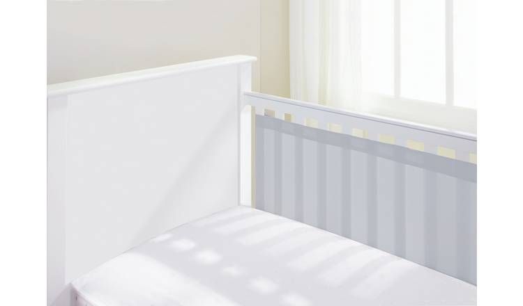 BreathableBaby 2 Sided Airflow Cot Liner - Grey