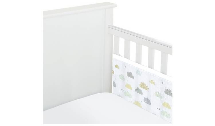 BreathableBaby 2 Sided Classic Mesh Cot Liner - Grey