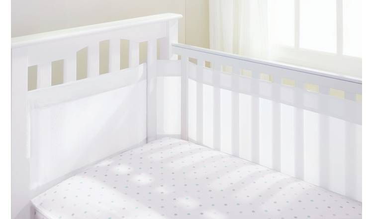 BreathableBaby 4 Sided Airflow Cot Liner - White