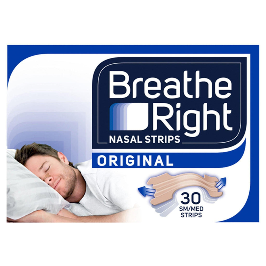 Breathe Right Congestion Relief Nasal Strips Original Small/Medium x30