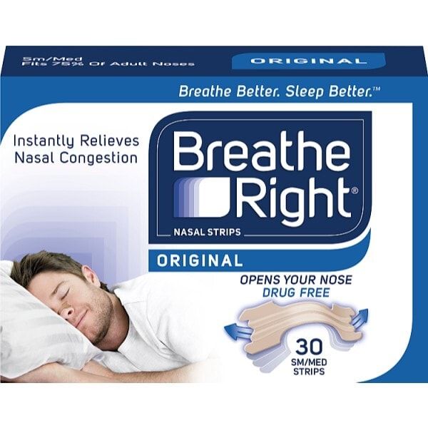 Breathe Right Original Small / Medium Nasal Strips 30'S