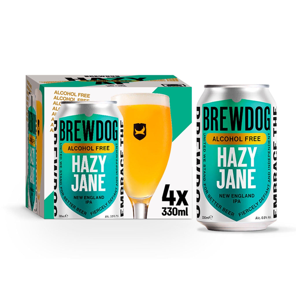 BrewDog Alcohol Free Hazy Jane New England IPA 4×330ml