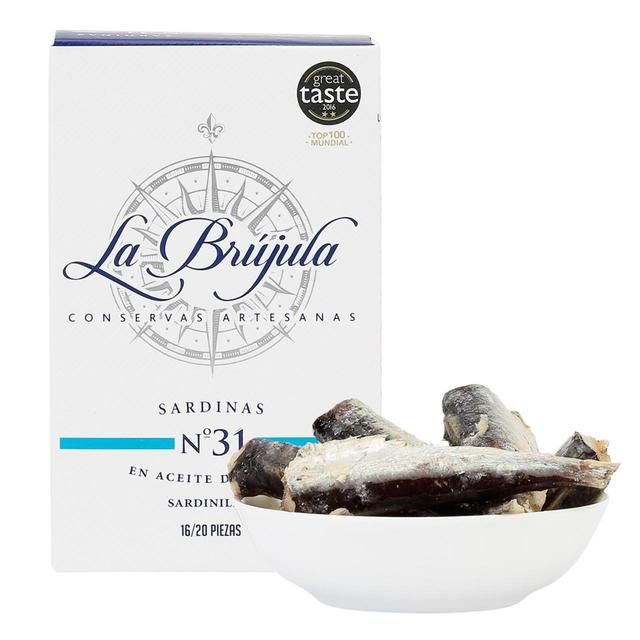 Brindisa La Brújula Galician Small Sardines Sardinillas    118g