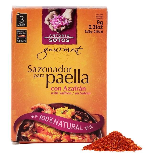 Brindisa Sotos Paella Seasoning with Saffron   9g