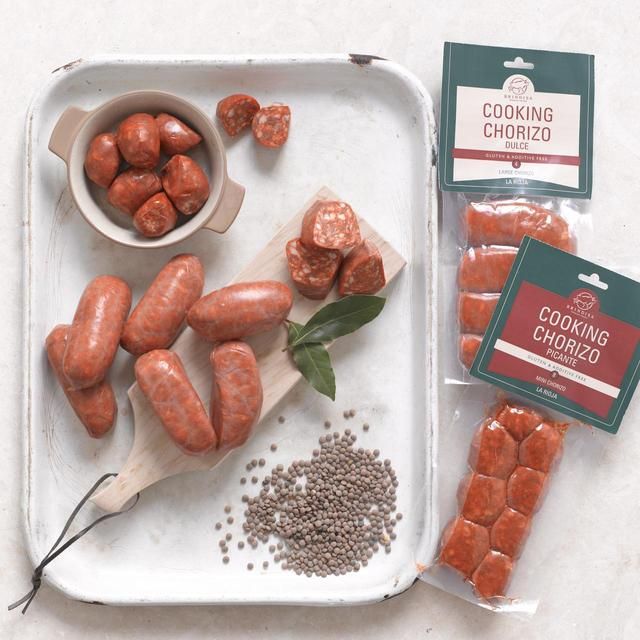 Brindisa Spicy Cooking Chorizo Sausages   280g