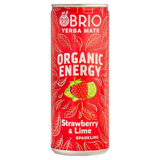 BRIO Organic Energy Drink Strawberry   250ml