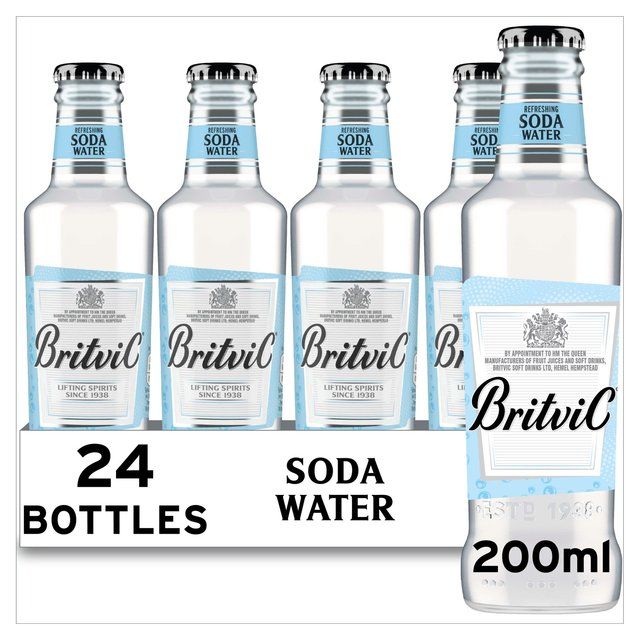 Britvic Soda Water   24 x 200ml