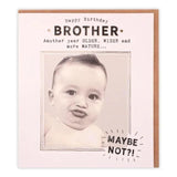 Brother Cheeky Baby Birthday Card