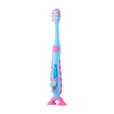 Brush Baby FlossBrush Bristles Toothbrush (3-6 Yrs) Flamingo