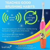 Brush Baby KidzSonic Pink Electric Toothbrush 3-6 Yrs