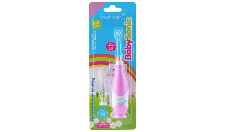 brush-baby Sonic Electric Toothbrush - Pink