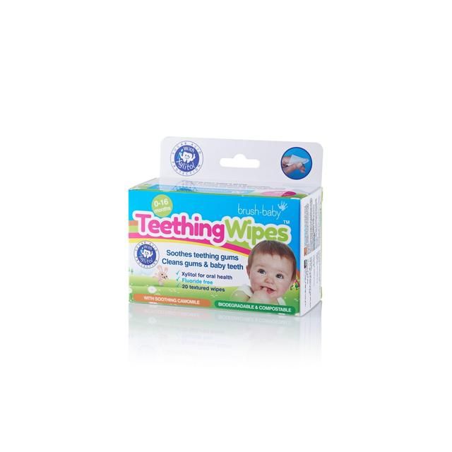 Brush-Baby Teething Wipes   20 per pack