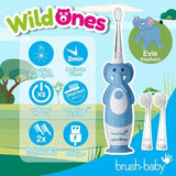 Brush Baby WildOnes&amp;trade; Elephant Kids Rechargeable Toothbrush