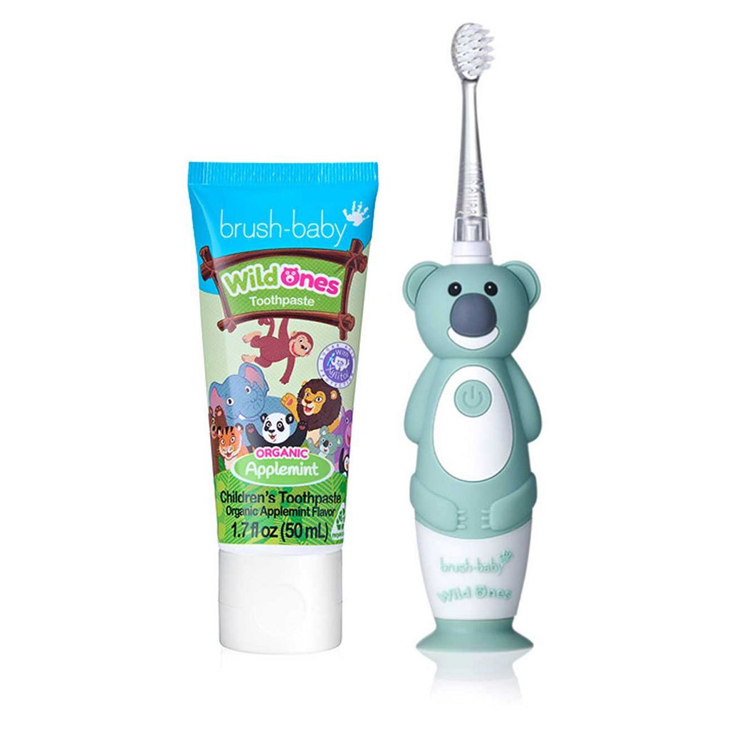 brush-baby WildOnes Koala Rechargeable Toothbrush & WildOnes Applemint Toothpaste