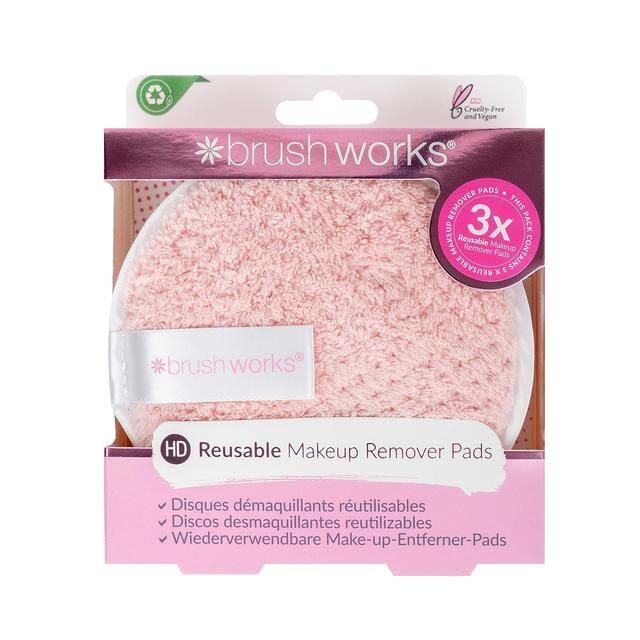 Brushworks HD Reusable Makeup Remover Pads - 3 Pack   3 per pack