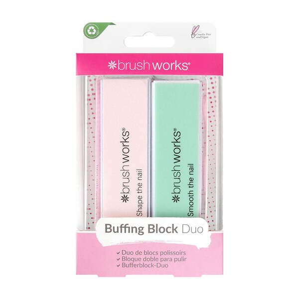 Brushworks Pastel Nail Buffing Blocks