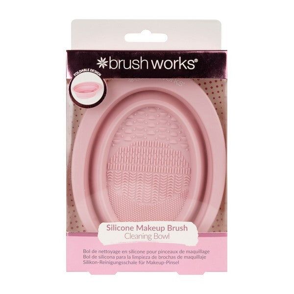 Brushworks Silicone Makeup Brush Cleaning Bowl