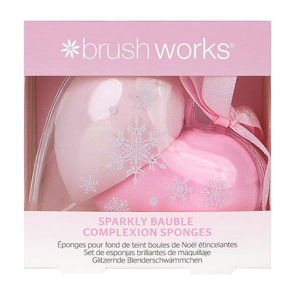 Brushworks Sparkly Bauble Complexion Sponges (Pack of 2)