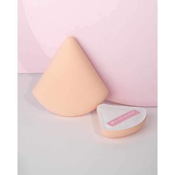 Brushworks Triangular Pillow Puff Duo