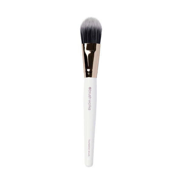 Brushworks White &amp;amp; Gold Foundation Brush