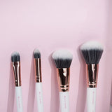 Brushworks White &amp;amp; Gold Travel Makeup Brush Set