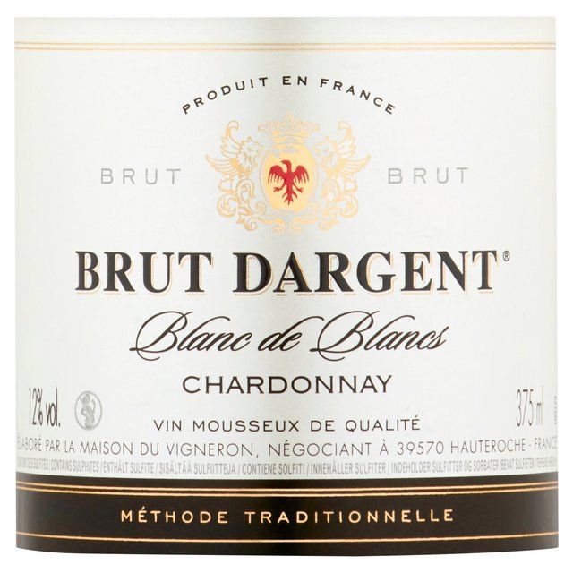 Brut d'Argent Chardonnay Sparkling wine   37.5cl