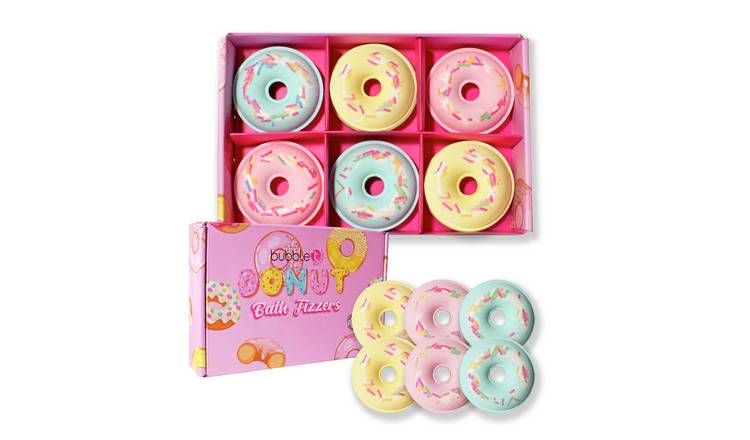 Bubble T Cosmetics Donut Collection Bath Fizzers Gift Set