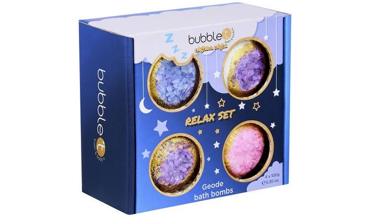 Bubble T Cosmetics Night Bath Bombs Fizzer Set