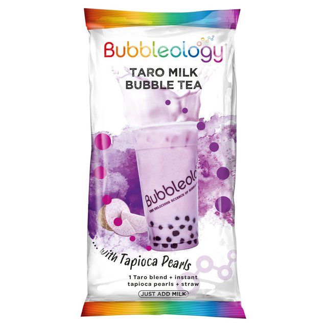 Bubbleology Taro Milk Bubble Tea with Tapioca Pearls   80g