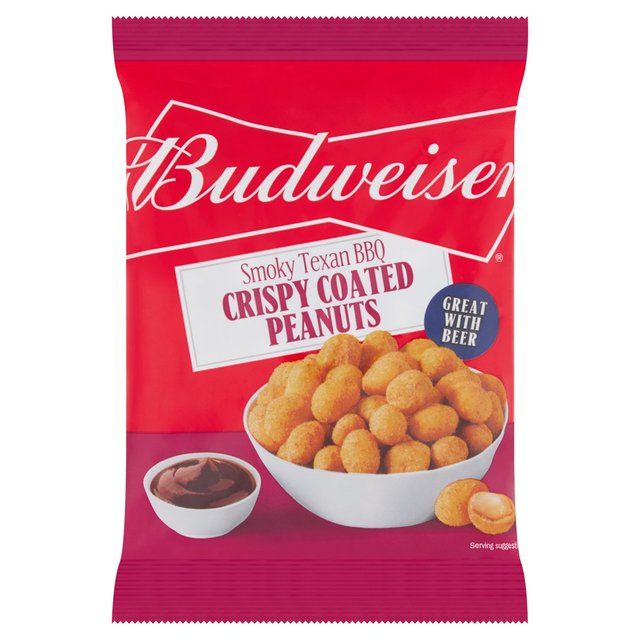 Budweiser Smoky Texan BBQ Crispy Coated Peanuts