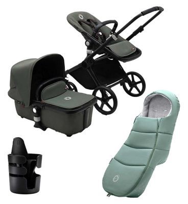 Bugaboo Fox Cub 3 Piece Bundle Green