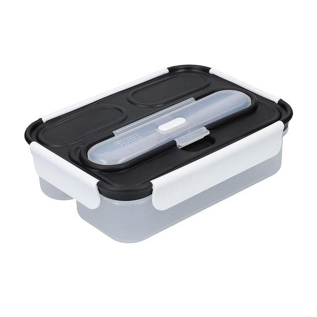 Built Professional Lunch Box With Stainless Steel Cutlery 1.05L