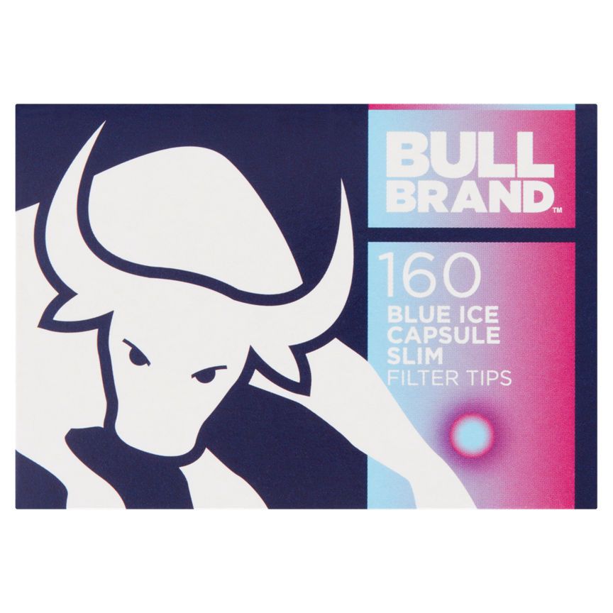 Bull Brand 160 Blue Ice Capsule Slim Filter Tips