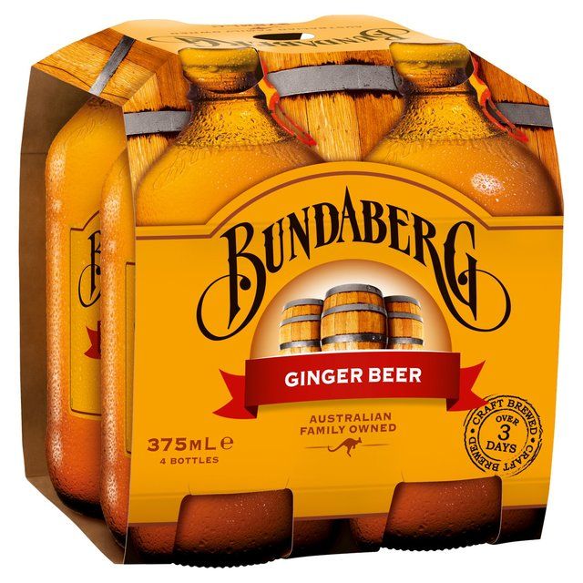 Bundaberg Australian Ginger Beer   4 x 375ml