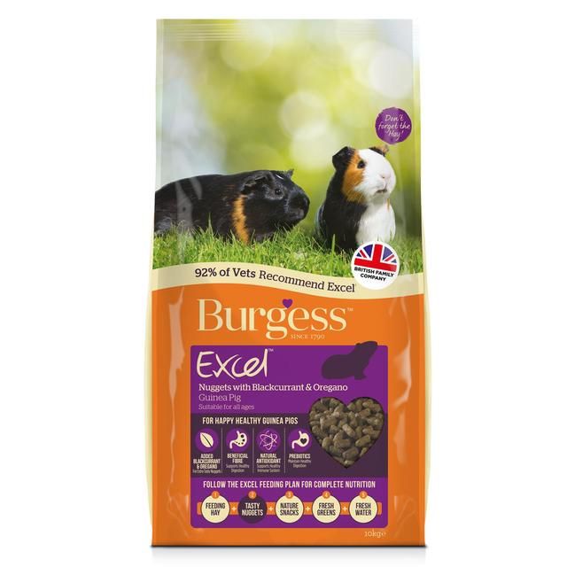 Burgess Excel Guinea Pig Blackcurrant and Oregano   10kg