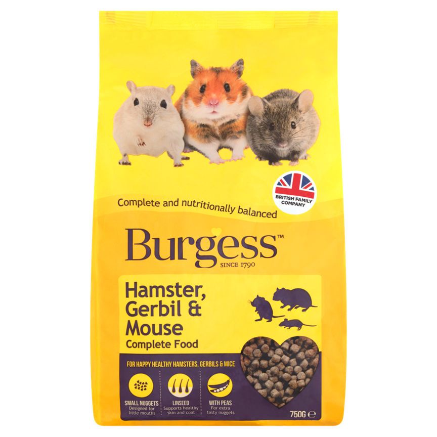 Burgess Hamster, Gerbil &amp;amp; Mouse Complete Food