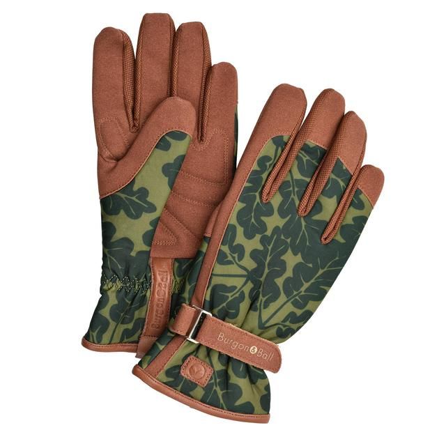 Burgon & Ball Oak Leaf Gloves Moss S-L