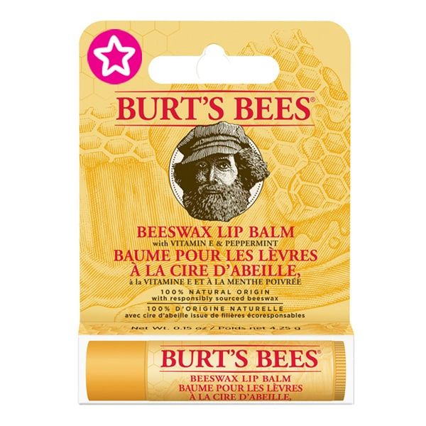 Burt's Bees&amp;reg; 100% Natural Origin Lip Balm Beeswax 4.25g