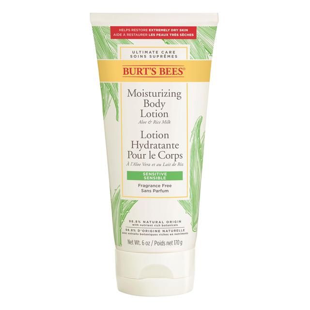 Burt's Bees Moisturising Body Lotion with Aloe and Rice Milk