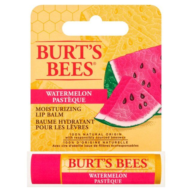 Burt's Bees Natural Moisturising Lip Balm Watermelon   4.25g