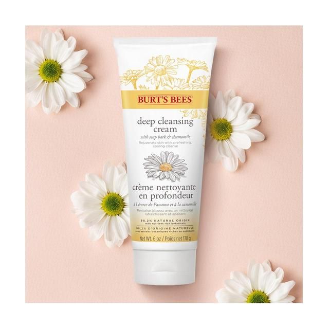 Burt's Bees Soap Bark &amp;amp; Chamomile Deep Facial Cleansing Cream   170g