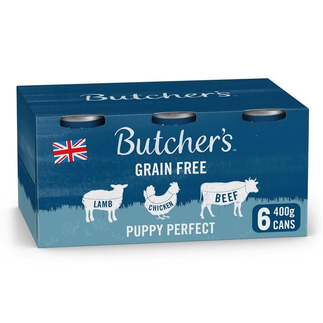 Butcher's Puppy Perfect Dog Food Tins   6 x 400g