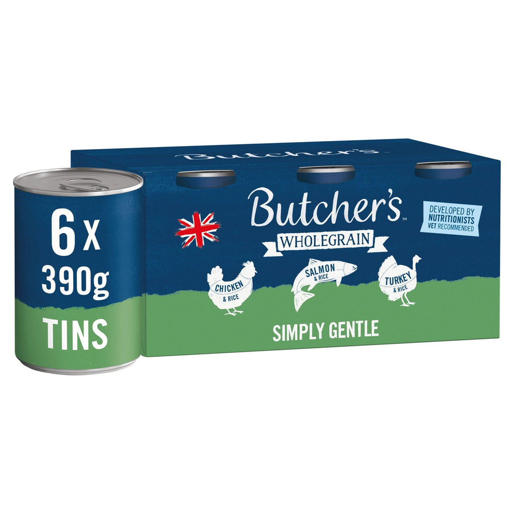 Butcher's Simply Gentle Dog Food Tins 6x390g