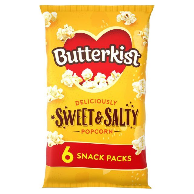 Butterkist Sweet & Salty Popcorn   6 per pack